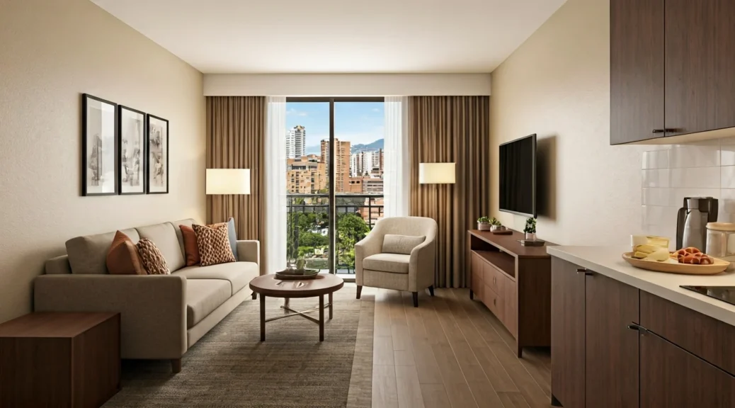 apartasuites con cocina equipada