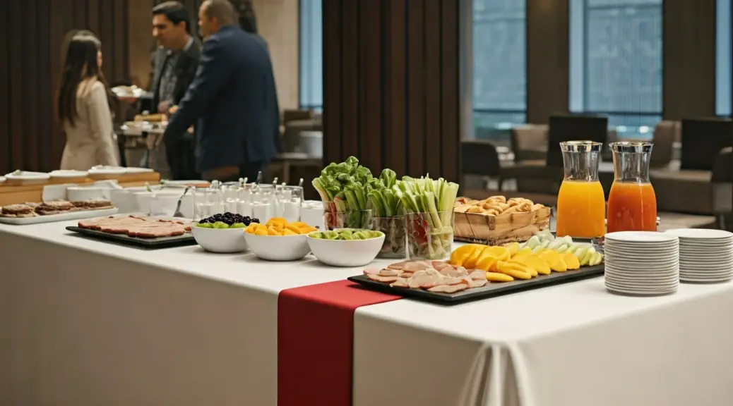 hotel con opciones saludables de comida para negocios