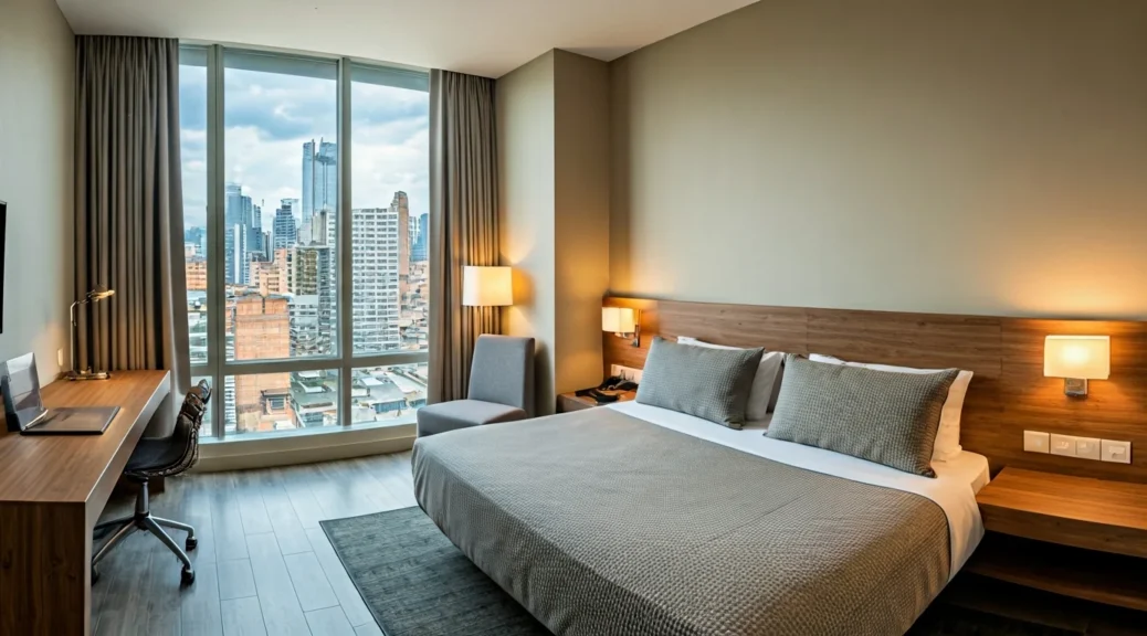 hoteles a poca distancia de la embajada