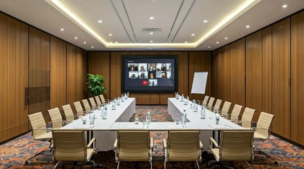 hotel con sistema de videoconferencia