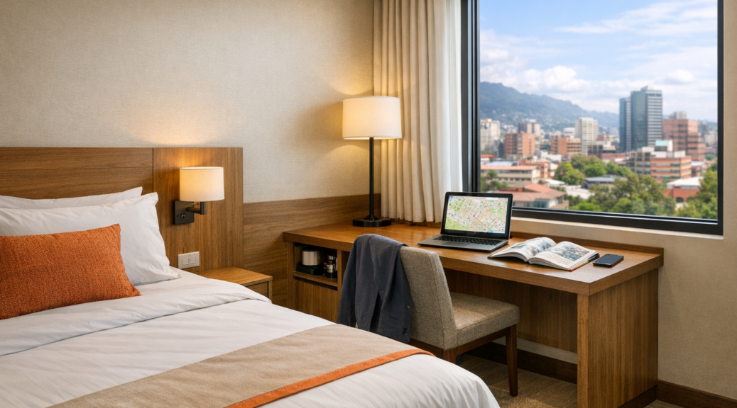 hotel con buena conexión de transporte a la embajada