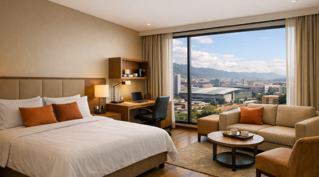 hoteles accesibles cerca embajada